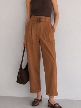 Brunello Cucinelli Women’s Paperbag Waist Pants